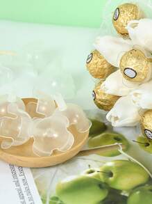 20pcs Chocolate Candy Wrappers Without Lid For Flower Bouquets, Gift Box For Birthday Party And Packaging Supplies - White - View 9