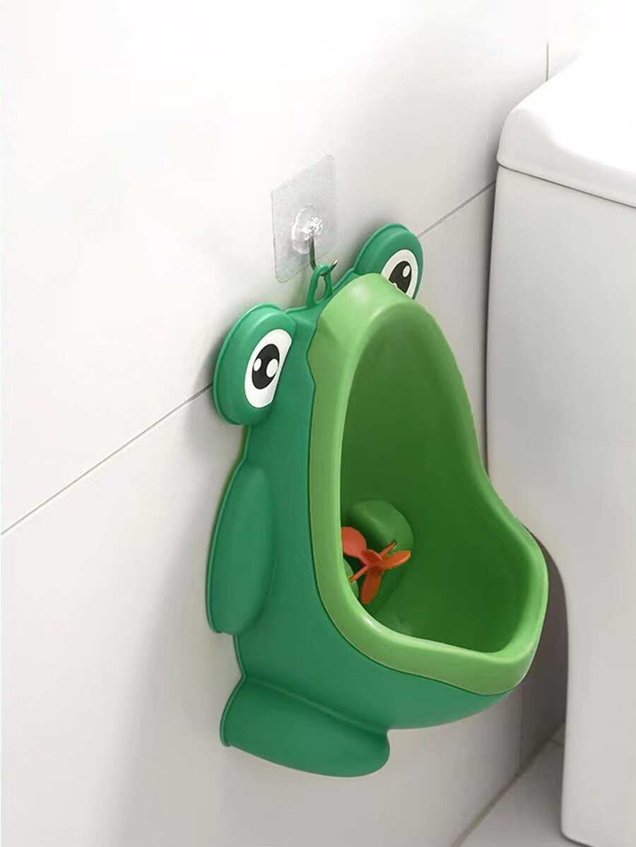 1 pieza con diseño de rana de dibujos animados montado en la pared - Verde - Ver 1