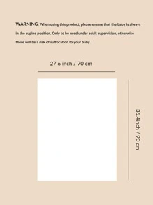 1pc Knit Khaki Blanket With Rainbow Pattern For Baby, All Seasons Love Valentine - Camel - View 5