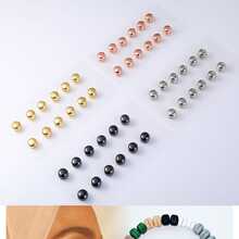 1入組穆斯林磁性胸針絲巾扣頭巾磁扣絲巾夾頂部強力磁性固定 - 黑色 - 查看 7