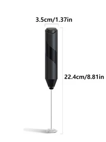 Handheld Electric Whisk Mixer For Kitchen Egg, Milk, Coffee Mixing & Whipping - Black - View 5