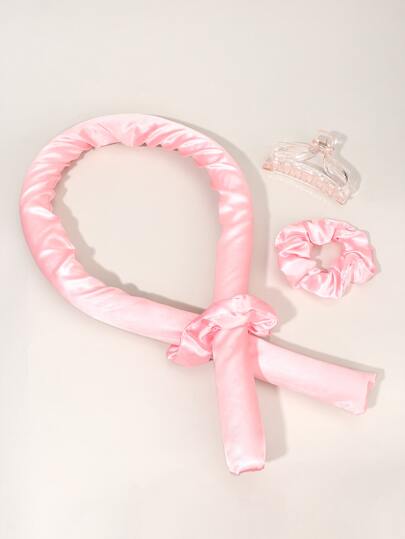 1个免加热卷发棒发箍，无需加热，丝带卷发棒，带发爪夹和发圈，打造自然柔和波浪，DIY卷发造型工具，适合睡眠或过夜使用。免加热卷发棒发箍，无需加热，丝带卷发棒。免加热卷发。（粉色），卷发棒，免加热卷发，卷发器，美发产品及配件，卷发器，卷发器，卷发工具，免加热卷发器，卷发梳，美发设备，免加热波浪，旅行必备，旅行必备，发型，美发，卷发，卷发棒，卷发器，免加热卷发，免加热卷发，卷发器，卷发器，卷发，卷发工具，卷发器，卷发扩散器，头发，旅行，美发产品，美发工具，美发用品，理发师，理发师配件、理发店、美发设备