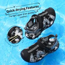 Boys Girls Summer Outdoor Athletic Sport Sandals Toddler/Little Kid/Big Kid - 黑色 - 查看 4