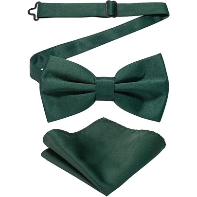 1 set Set de cravată și pătrat de buzunar pentru bărbați, de culoare uni, inclusiv cravată și pătrat de buzunar pentru nuntă și ocazii formale, set cadou minunat pentru bărbați de 2 (pătrat de buzunar: 22x22cm) Crăciun