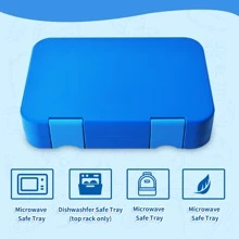 Fiambrera, Caja Bento 750ml - Azul - Ver 3