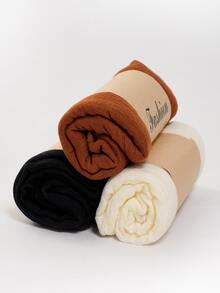 1 pieza Pañuelo unicolor arruga - Multicolor - Ver 2