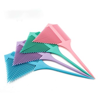 漸層梳子適用於沙龍美髮平滑造型和纏結尾巴帶&碳纖維閃耀