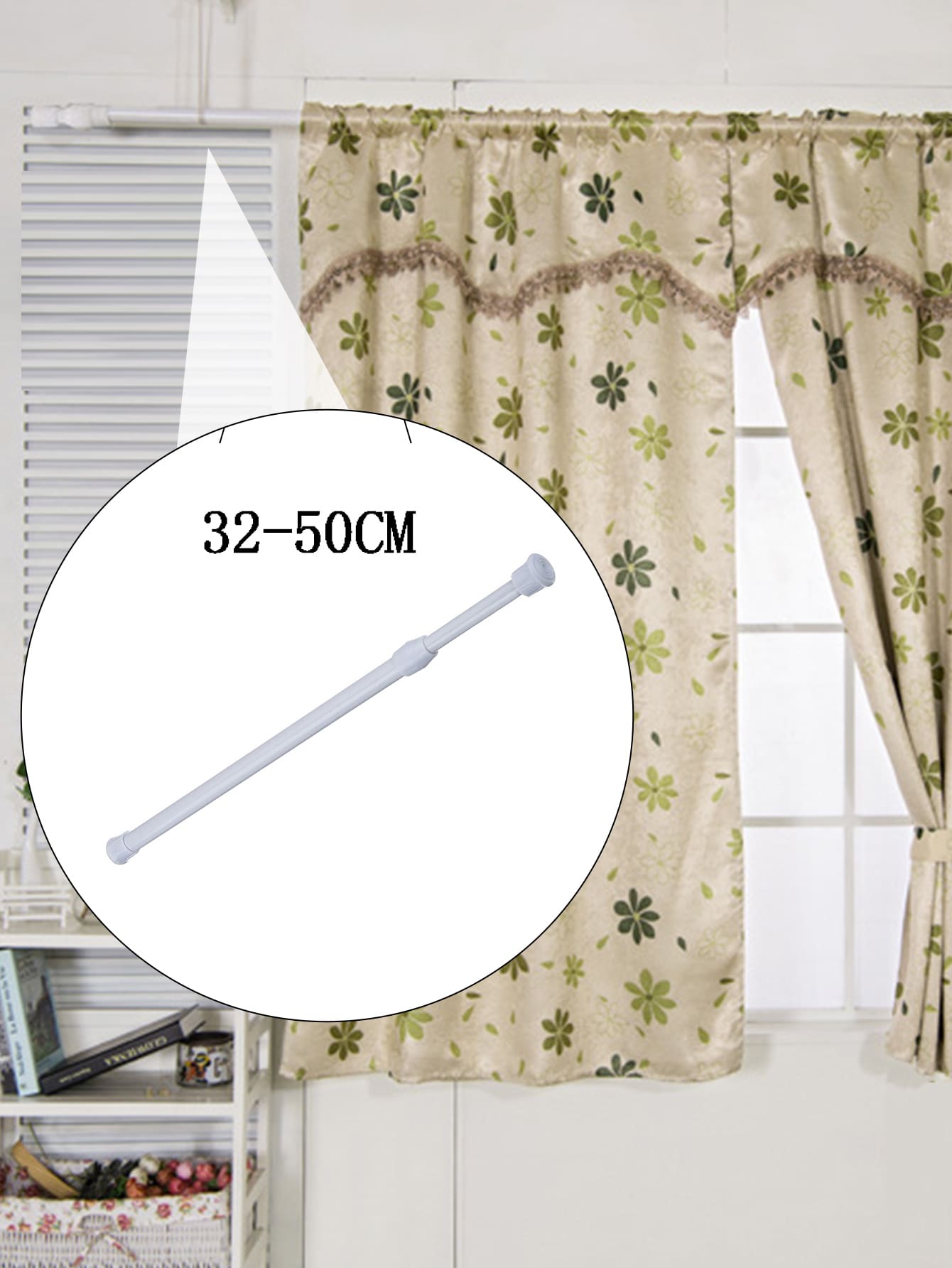 可調節窗簾竿浴室條形淋浴可伸縮伸縮式兩極軌道衣架棒