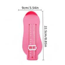 1 st. Justerbar Bebis Fot Mätning Enhet Fotmätare Verktyg För Mätning Sko Storleken , Barn Spädbarn Skor Accessoar - Blå - Visa 5