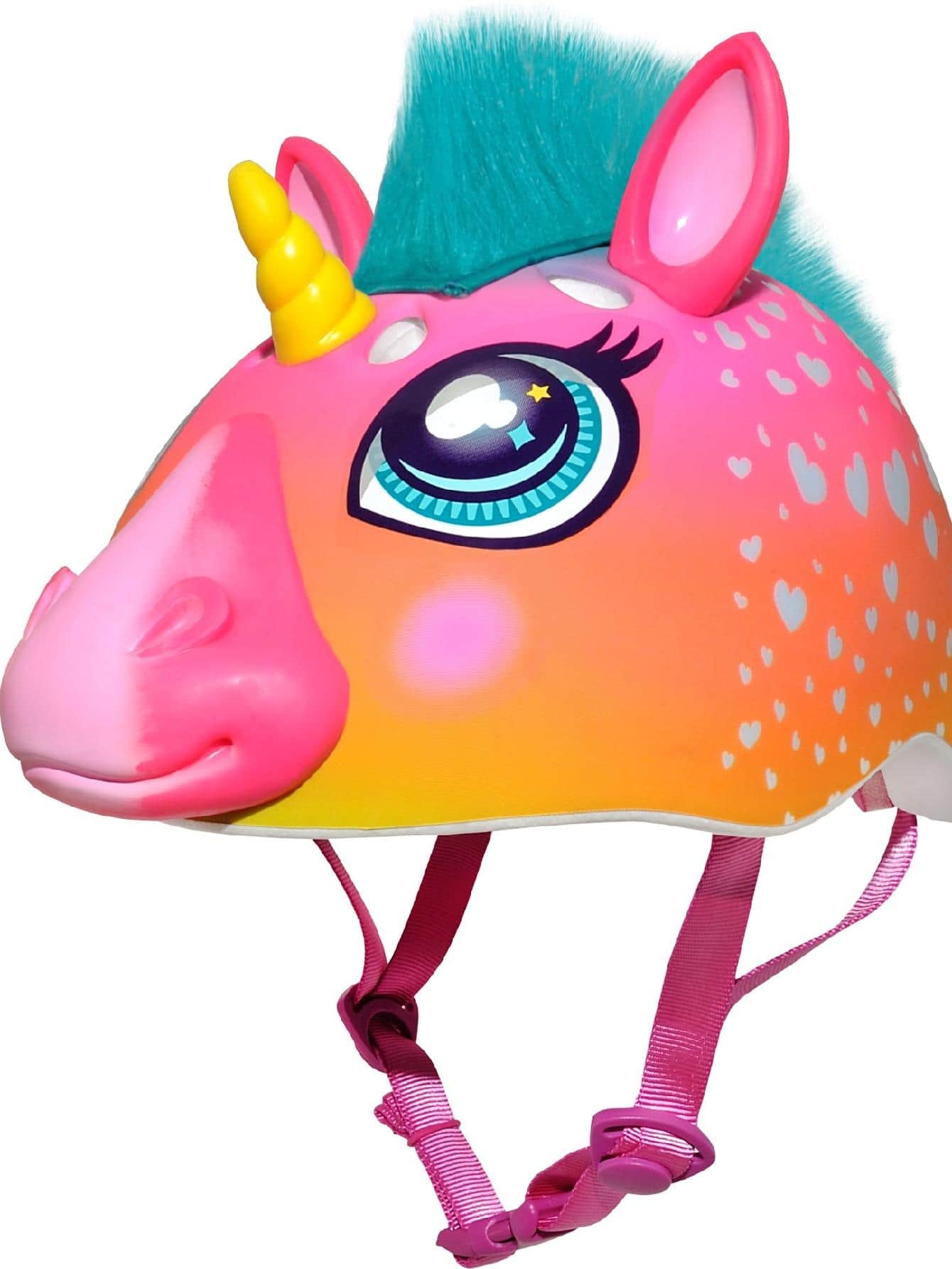 Child Unicorn 5+ Helmets - ‎Dark Pink - View 1