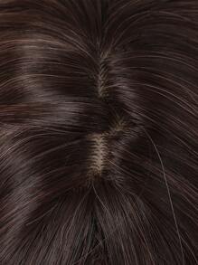 Long Wavy Synthetic Wig 28 Inch Ombre Pink Wigs For Women Middle Part Wig With Dark Brown Roots Natural Heat Resistant Hair Wig For Party Halloween Daily Use