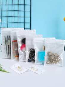 100pcs/set Simple Jewelry Hanging Packaging Bags