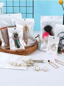 100pcs/set Simple Jewelry Hanging Packaging Bags