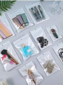 100pcs/set Simple Jewelry Hanging Packaging Bags