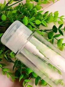1PC Push Down Empty Pump Dispenser Bottle For Nail Polish And Makeup Remover Portable Empty Plastic Travel Bottle Liquid Clear Press Pumping Dispenser Container Storage Tool 100ML/150ML - Clear - View 5