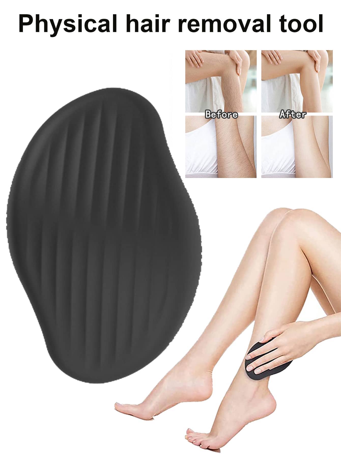 Painless Hair Removal, 1pc Glass Hair Removal Can Be Repeated Use Hair Removal Tool Depilation Tools Hair Remover Epilator