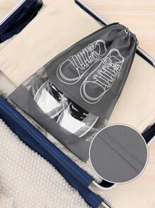 5 Cái Túi Đựng Giày, Dụng Cụ Sắp Xếp Tủ Quần Áo, Túi Du Lịch Không Dệt, Túi Chống Thấm Nước, Túi Treo Phân Loại Quần Áo Phụ Kiện Du Lịch Cần Thiết Cho Du Lịch Bảo Quản Giày Dụng Cụ Sắp Xếp Giày Túi Đựng Giày Hộp Đựng Giày Túi Dây Rút Cho Giày Sneaker Cho Giày Tập Gym Cho Dép Cho Giày Chạy Bộ Túi Bảo Quản Giày Dụng cụ tổ chức giày Đồ du lịch cần thiết Dụng cụ tổ chức du lịch cho kỳ nghỉ hè đi biển Trở lại trường học - Đen và trắng - Xem 7