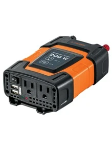 Inversor De Corriente 200 W, Truper, INCO-200 - Naranja - Ver 1