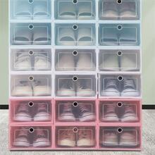 6pzs Zapatera Organizador de zapatos Armable almacenaje  Apilable para Tenis - Rosa - Ver 2