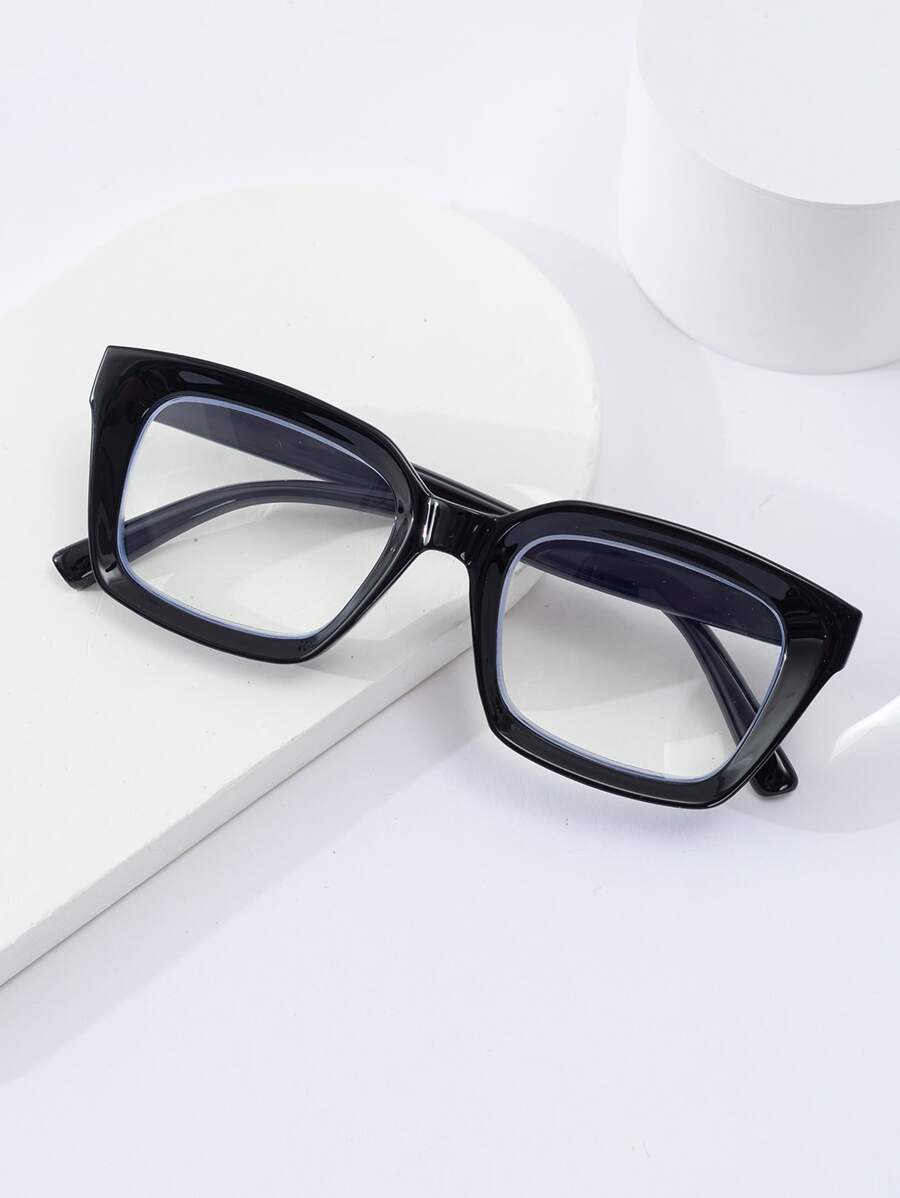 Square frame anti blu ray glasses for computer use blue light glasses