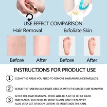 Tẩy lông không đau, 1 dụng cụ tẩy lông bằng thủy tinh có thể sử dụng nhiều lần Dụng cụ tẩy lông Dụng cụ tẩy lông Máy nhổ lông - Bạc - Xem 4