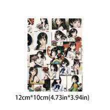 54pcs Retro Cô gái Chân dung Viết tháu Hình dán Đối với Retro Viết nhật ký , Học tập , Du lịch , Buổi tiệc Đồ trang trí - Nhiều màu - Xem 9