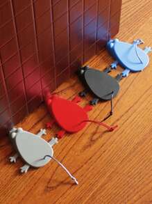 1pc Mouse Shape Door Stopper, Door Stoppers For Bottom Of Door On Floor, Door Gaps, Windproof Door Stop Non-Slip Top Door Device Door Block Door Card Fixed Door Plug