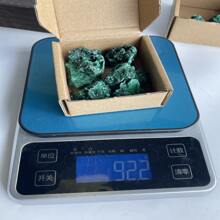 自然絲絨孔雀石未經加工,礦物系列,寶貴水晶孔雀石簇 - 天然孔雀石標本 - 查看 9