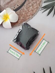 每270公分/件軟彈性蕾絲裝飾邊緣,適用於床上用品,帽子,領口,袖口,襪子,內衣,背心等服裝配件 - 黑色 - 查看 4