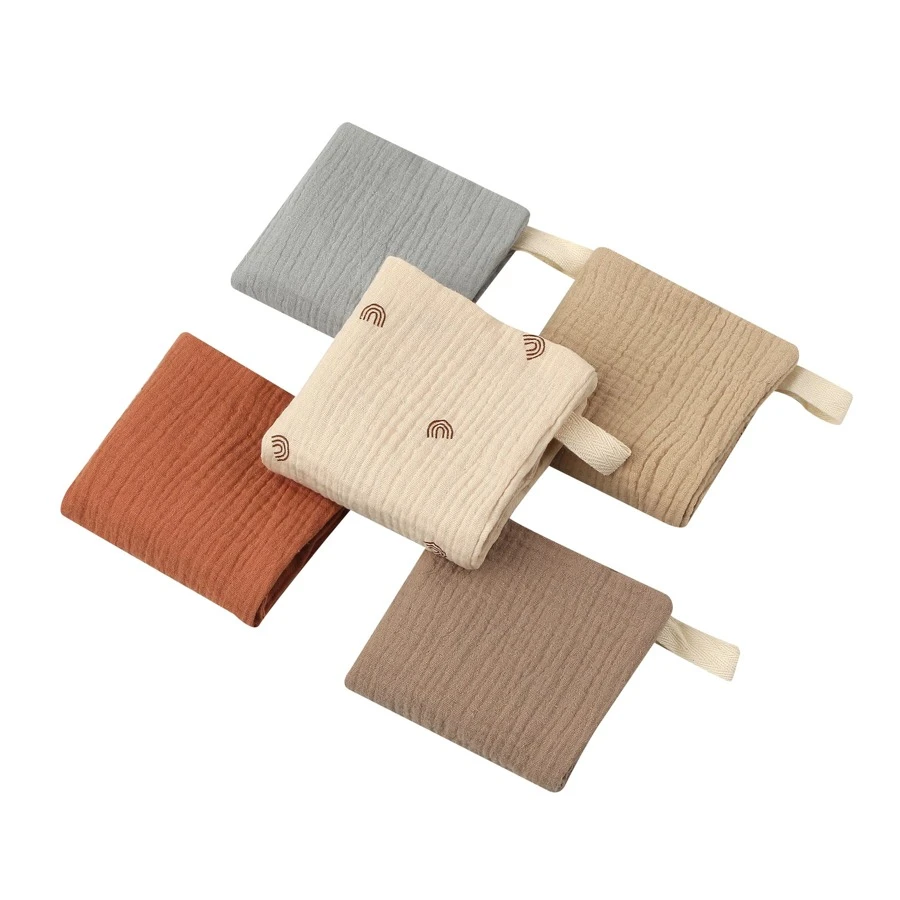 Bebé 5 piezas/set Pañuelo babear muselina - Multicolor - Ver 1
