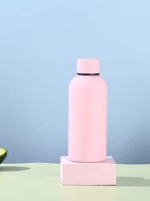 350毫升304不銹鋼真空隔熱杯,小口徑&粉色,運動水瓶贈送老年人,兒童和成人 - 粉色 - 查看 2
