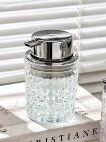 1入組玻璃乳液分配器瓶,現代乳液瓶,適用於浴室