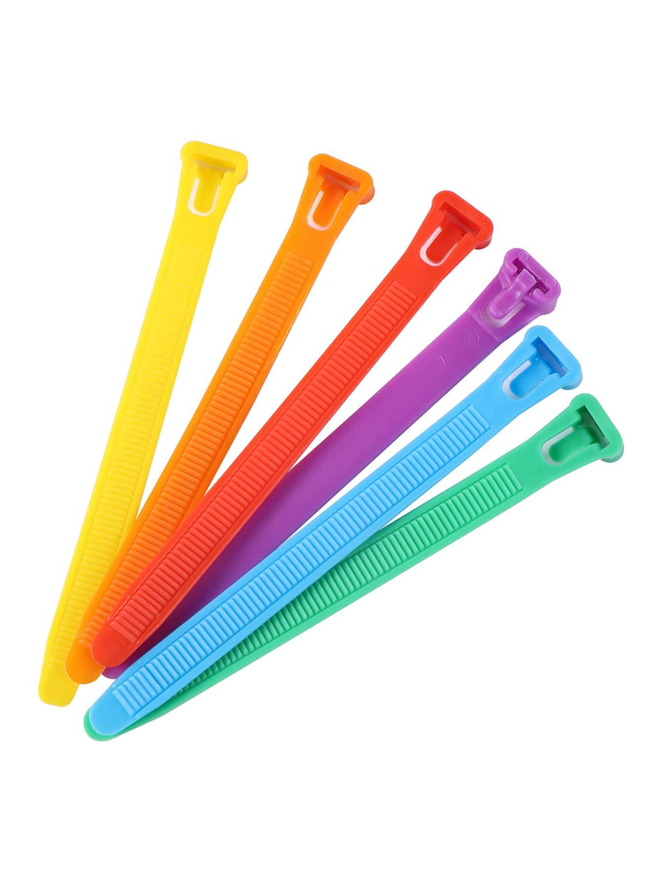 100pcs Orange Adjustable Poultry Leg Rings, Identification Tags For