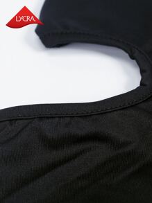 2入組黑色一種尺寸Upf50+防曬霜防塵萊卡織物巴拉克拉法帽頭飾,合適的適用於騎行,垂釣,戶外運動 - 黑色 - 查看 8