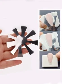 1Pc Deep Oval French Nails Cutter Easy Smile Line Almond Shape Tips C Curve Acrylic Nail Art Template Tools Press On Nails Nail Supplies