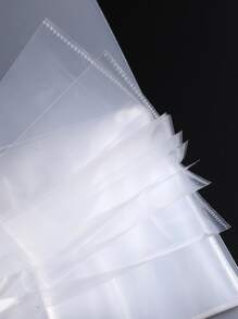 80格空美甲滑轨收纳册透明贴纸架整理册展示设计美甲工具照片展示架，美甲用品，美甲工具，美甲艺术工具，返校季，美甲，美甲贴片工具 - 白色 - 查看 3