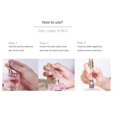 Travel Perfume Atomizer Portable Mini Refillable Perfume Atomizer Bottle Atomizer Travel Size Spray Bottles Accessories 5ml/0.17oz