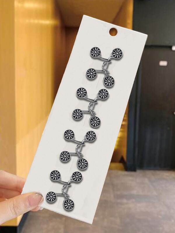 4pcs Women's Brooch Set Tighten Waist Brooches Nail Free Jeans