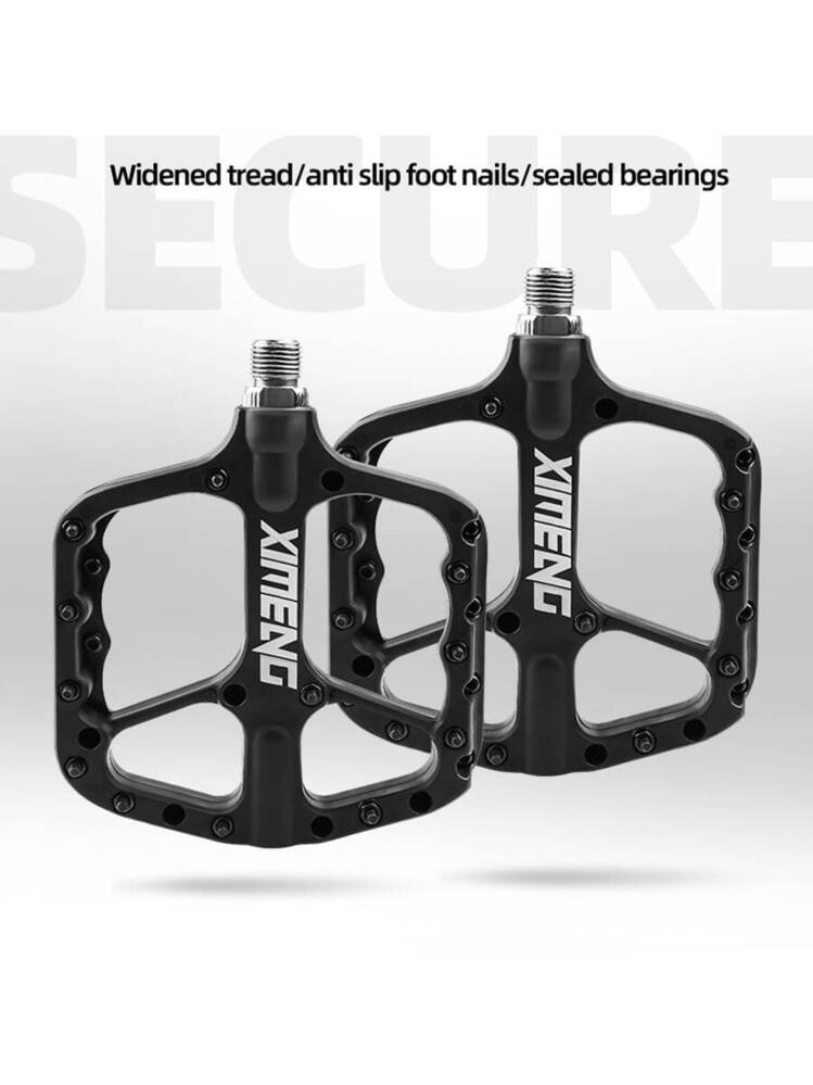 Unique Bargains Cycling Bike Pedal, 9/16" Spindle Nylon Bike Pedals Red For Road Mountain BMX Mtb Bike - View #4