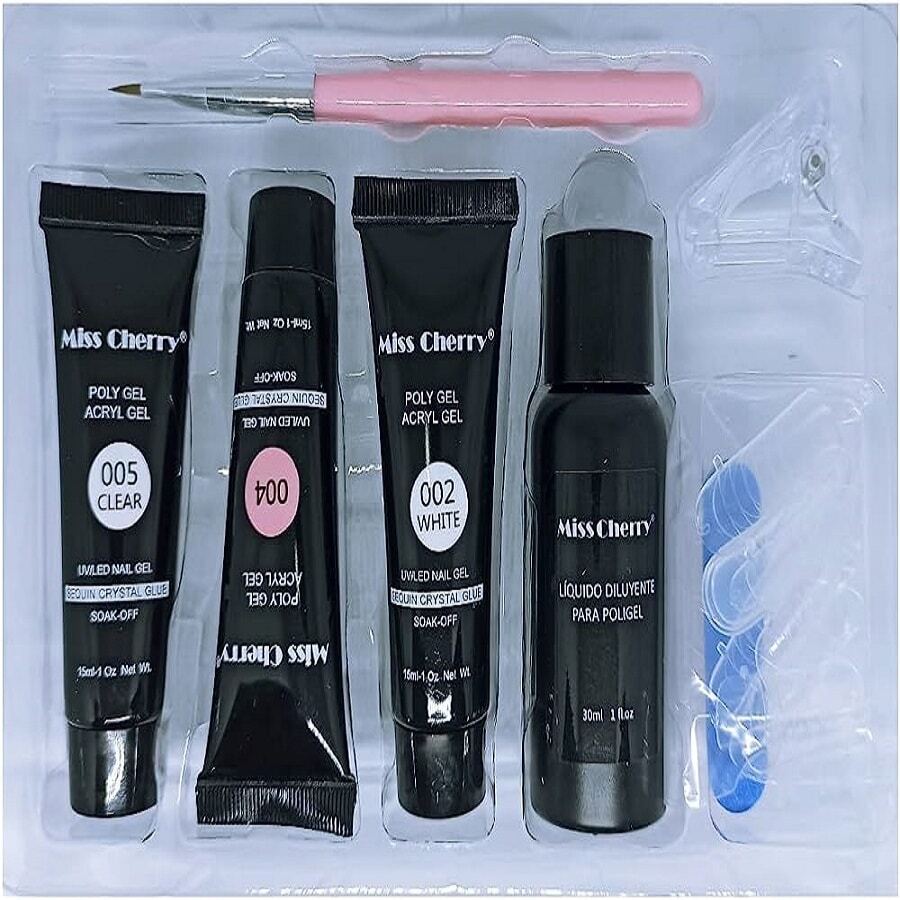 Kit Polygel Miss Cherry - Multicolor - Ver 1