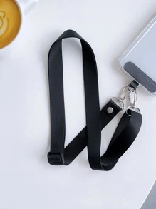 Simple Crossbody Phone Case With Lanyard & Adjustable Strap, Personalized Solid Color Design Gifts For Mother, Family, Friends, Birthday, Holiday Phone Charm, Phone Chain