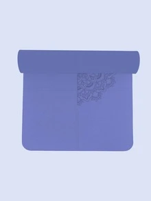 183*61CMTPE可折疊的鐳射圖案瑜伽墊(曼陀羅一號)