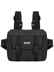 Cangurera Viajes al aire libre - Negro - Ver 1