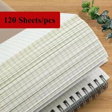 A5方格線活頁簿,彈性帶和翻蓋式封面,共240頁 - 白色 - 查看 2