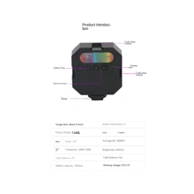Mini Portable RGB Video Light Rechargeable LED Camera Lights Photography Fill Light Photography Lighting Support
