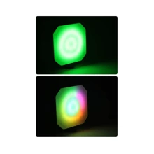 Mini Portable RGB Video Light Rechargeable LED Camera Lights Photography Fill Light Photography Lighting Support