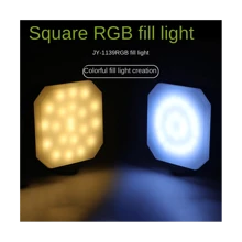 Mini Portable RGB Video Light Rechargeable LED Camera Lights Photography Fill Light Photography Lighting Support