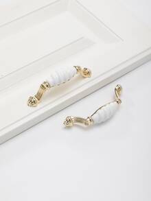 1pc Ceramic Handle, Cabinet Knob, Drawer Pull - Multicolor - View 2