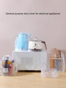 1入組10入組/包多功能防塵罩,透明條狀防護罩,合適的適用於家用電器防塵 - 無色 - 查看 1