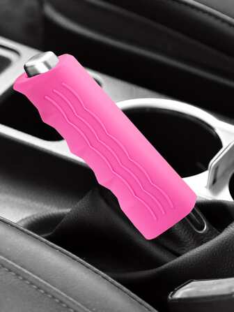 1 pieza Funda rosa universal para freno de mano de coche, accesorios para automóvil